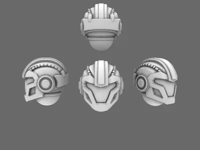 Space Knights V10K Helmet Type  20251202 3D print model