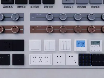 Switch and Outlet Collection-A2 3D model