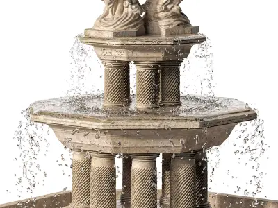 fountain 30 3D model
