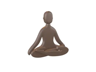 Chakra Icon v1 007 Low-poly 3D model