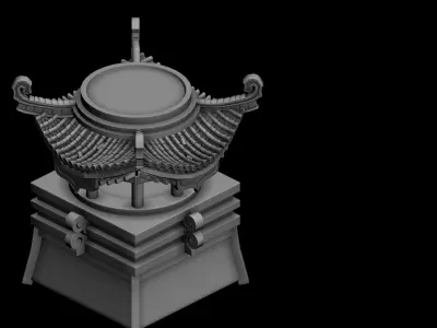 Game City - Architecture - Tower Block 3D model