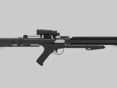 E-10A Blaster Rifle 3D model