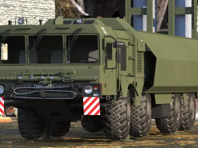  300P Bastion-P Missile System Armed Position 