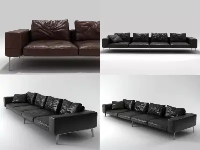 Lifesteel sofa 355 3D model