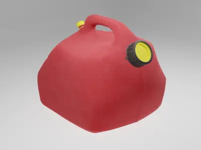 Gas Can Low-poly 3D model