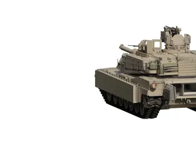 M1A2 main battle tank 3D model