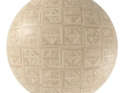 Parquet - Laminate - Wooden floor 4 in 1 3D model 31