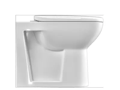 Floor Mount EWC toilet  3D model