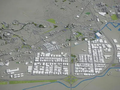 Izmir  Low-poly 3D model