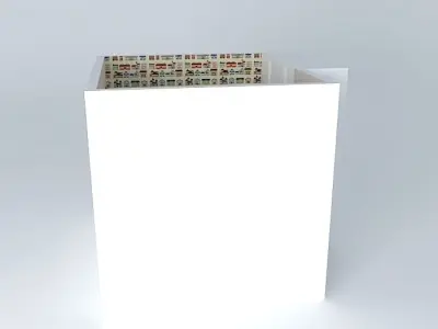 vivianneorkut cube with window Free 3D model