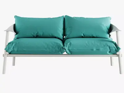 Terramare Two Seats Sofa 3D model