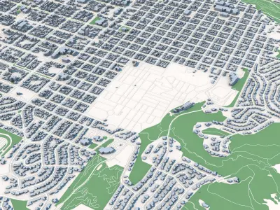 Salt Lake City Utah United States 3D model