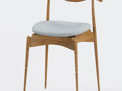 CH20 Elbow Chair  Free 3D model