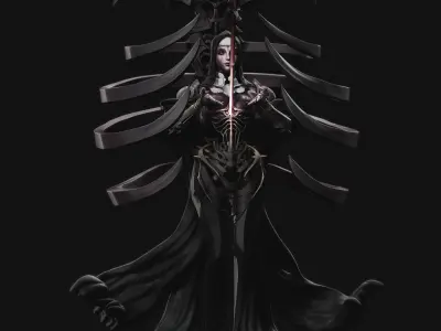 Cyber Nun 3D print model