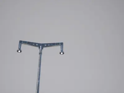 Street Lamp Low-poly 3D model 44