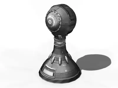 Ground-small operation ball 01 3D model