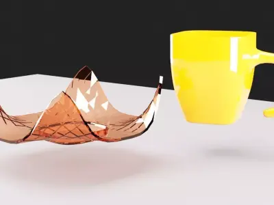 Mug and Saucer 3D model
