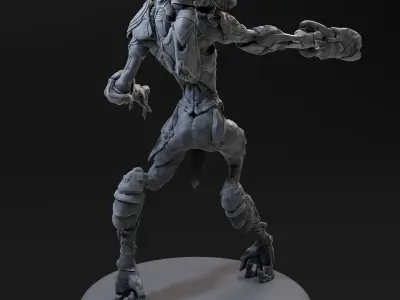 Alien Hunter 3d printable 3D print model