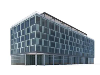 Office Building 3D model 444