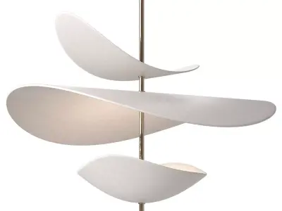 Antigone pendant chandelier by Elsa Foulon 3D model