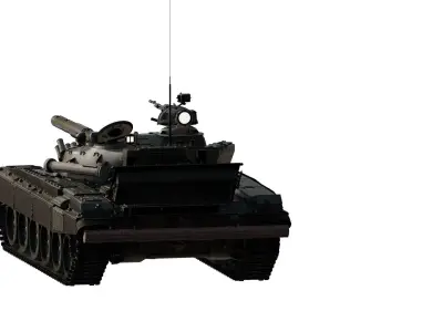 Tank T-72M 3D model