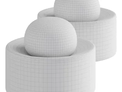 Ocrum DEW DROP Table lamp 3D model