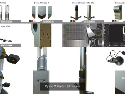 Dyson Collection 3D Model Pack