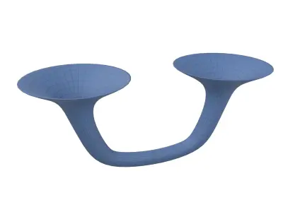 Wormhole v4 002 Low-poly 3D model