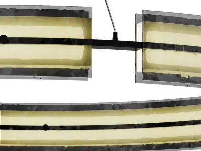 Hudson Chandelier Low-poly 3D model