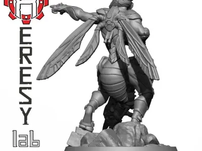 HL208 - Greater God Wasp 4 3D print model