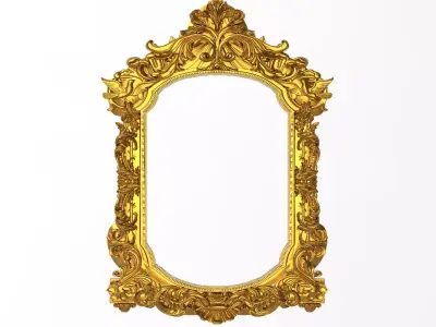 Carved Picture Frame 3D model