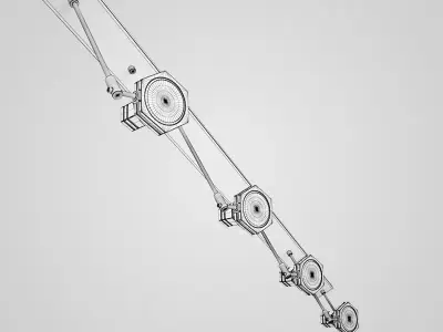 Halogen Lamp Set 3D model purchase