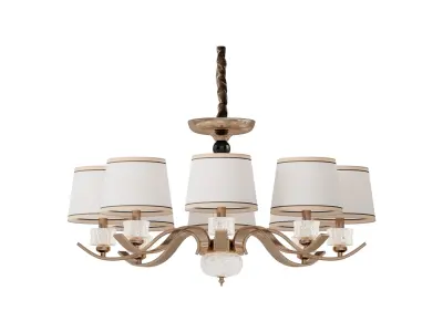 Opulent Octa Chandelier 3D model