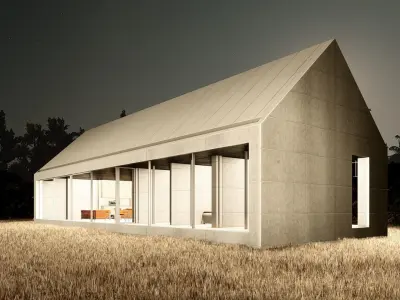 Modern Forest House  3D model