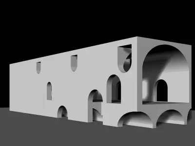 Vault House by Johnston Marklee 3D model
