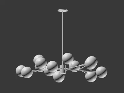 Orion 15 Light Pendant 3D model