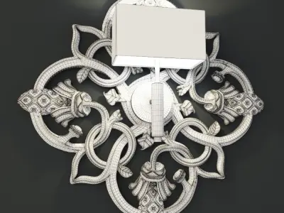 Wall lamp Bra 3D model
