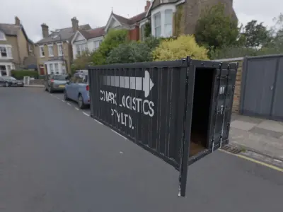 Shipping Container Free low-poly 3D model