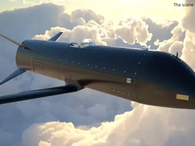  Compact Reconnaissance Drone Black 