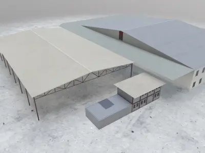 LHBP Storage 2 Low-poly 3D model