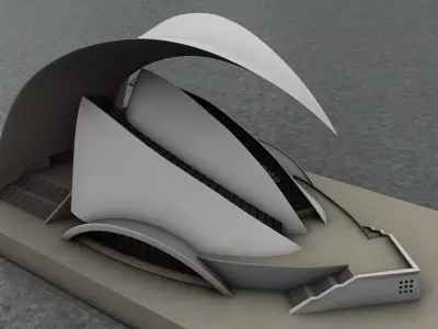 Tenerife Opera House 3D model