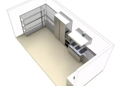 KITCHEN 71 3D model