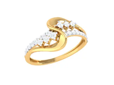 Women Ring  Render 3dm STL OBJ FBX Details 3D print model 296
