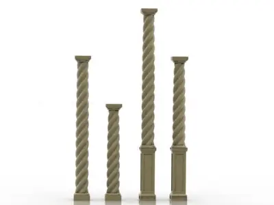 COLUMN SPIRAL Free 3D model