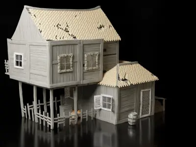 Medieval House 3D model