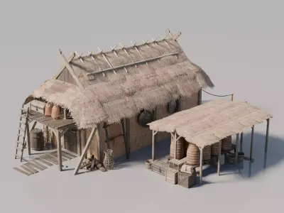 Nordic house 10 3D model