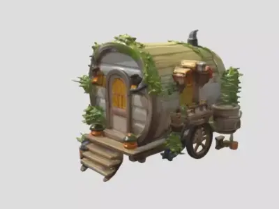 Roller House by Tripo Free 3D model