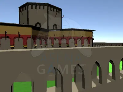 CASTLE ASSETS BY ASENA GAMES STUDIO Low-poly 3D model