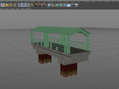 Bridge B 3D model