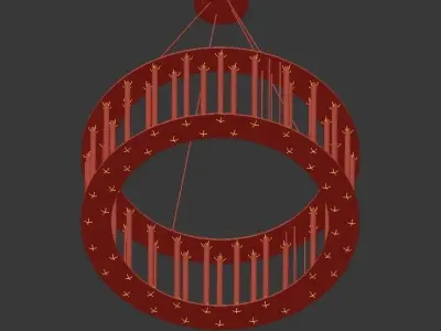 COMETE chinese lantern hanging 3D model